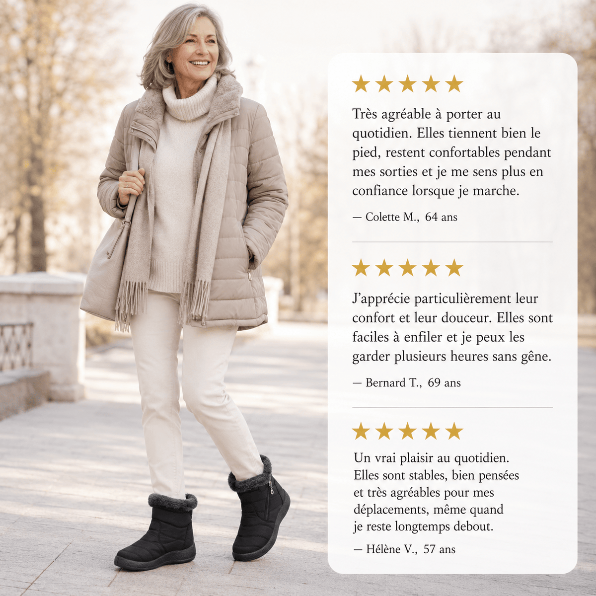 Podelya Bottines d’hiver femme bordeaux à doublure en peluche et fermeture à glissière