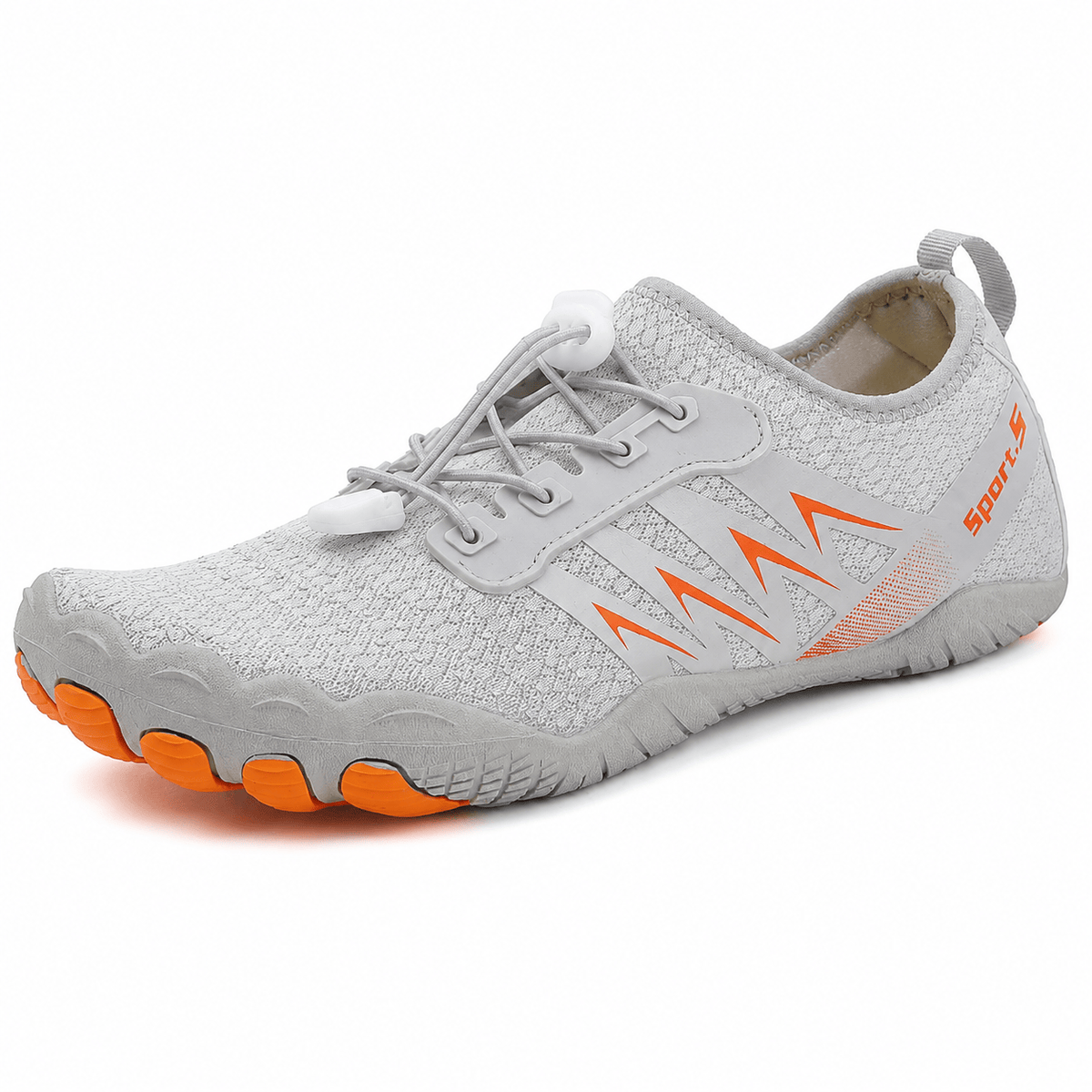 Podelya Chaussures aquatiques femme roses à lacets, semelle antidérapante