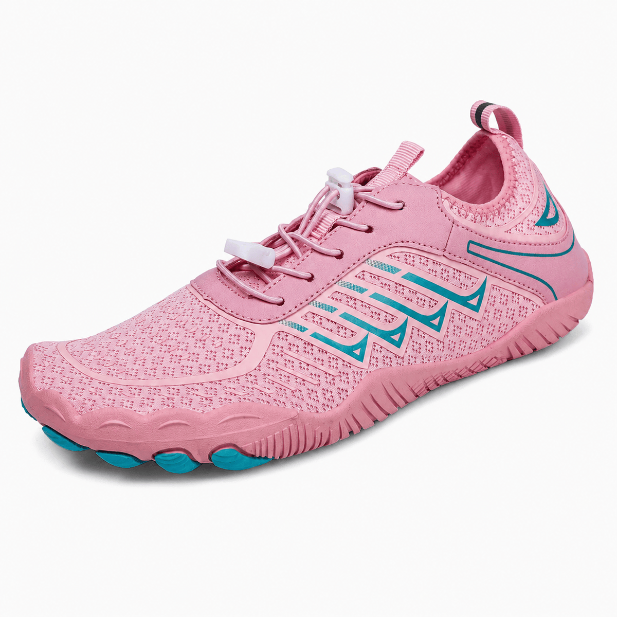 Podelya Chaussures aquatiques unisexes antidérapantes à séchage rapide à lacets avec bloqueur