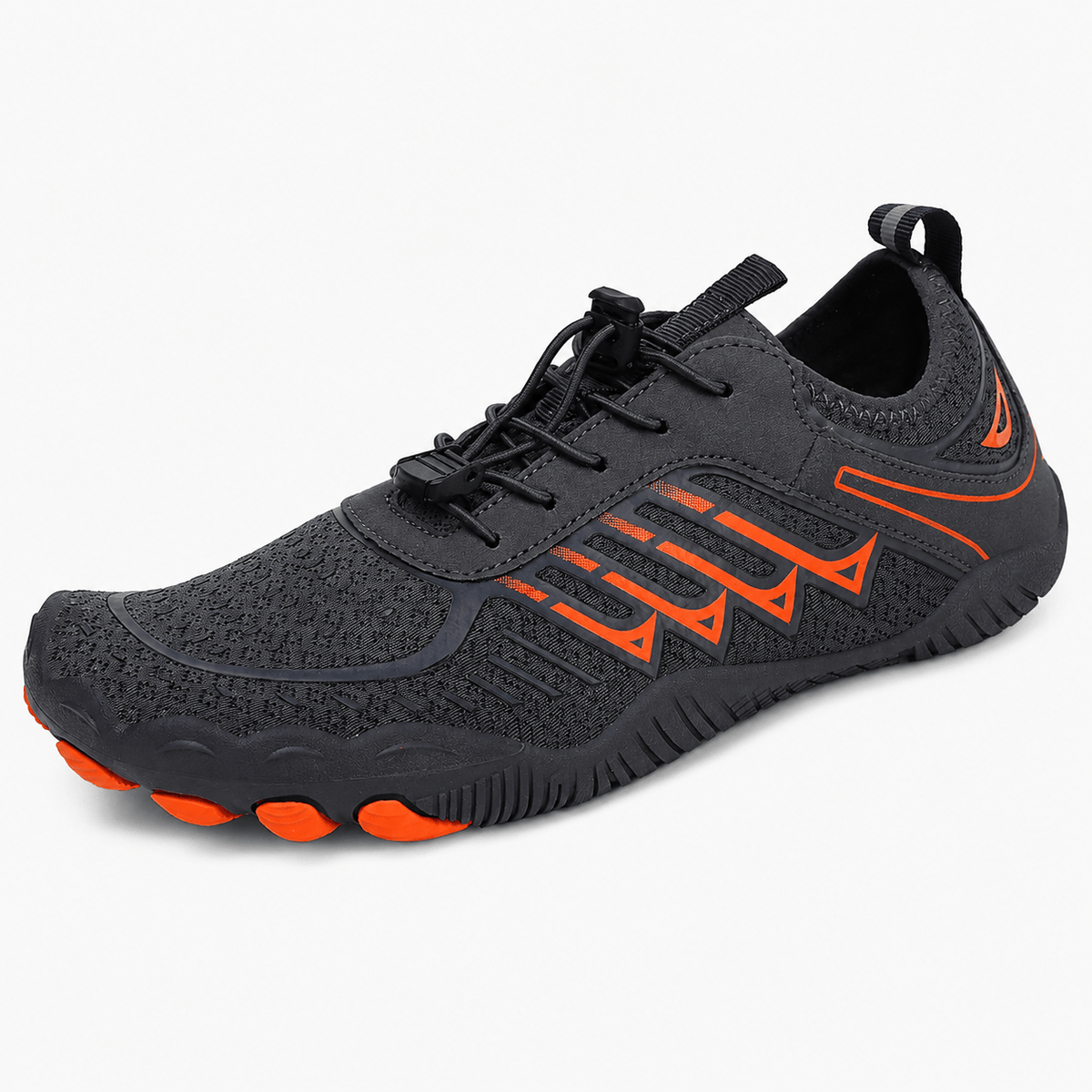 Podelya Chaussures aquatiques unisexes antidérapantes à séchage rapide à lacets avec bloqueur