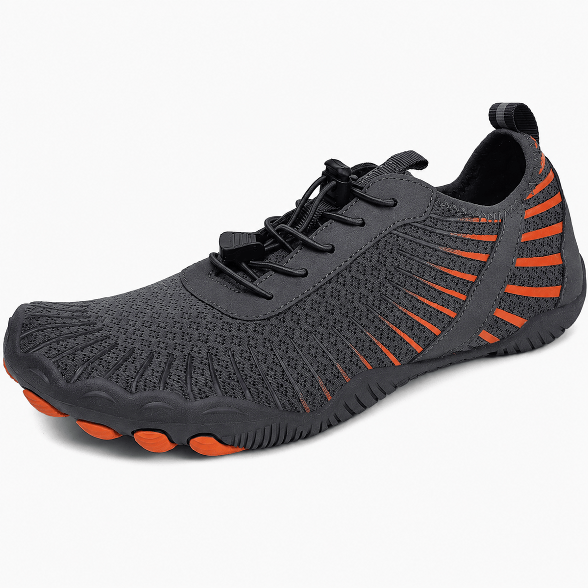 Podelya Chaussures aquatiques unisexes antidérapantes à séchage rapide à lacets avec bloqueur