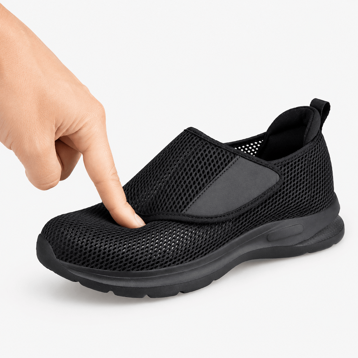 Podelya Chaussures De Marche Orthopédiques Femme Pieds Larges
