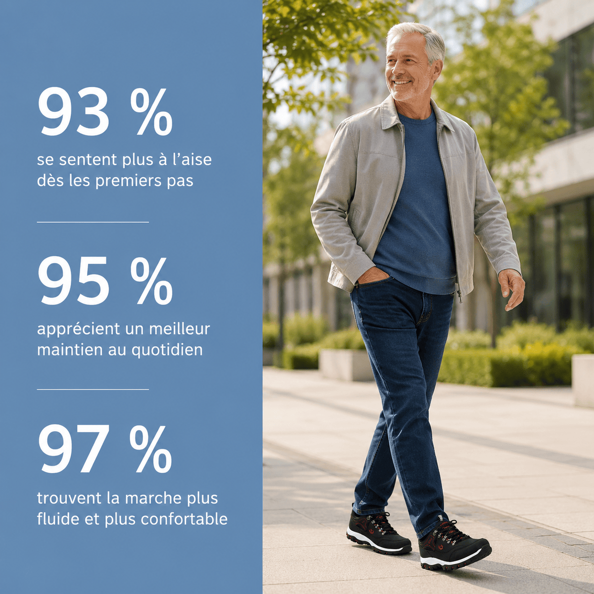 Podelya Chaussures De Sport Orthopédiques En Microfibre