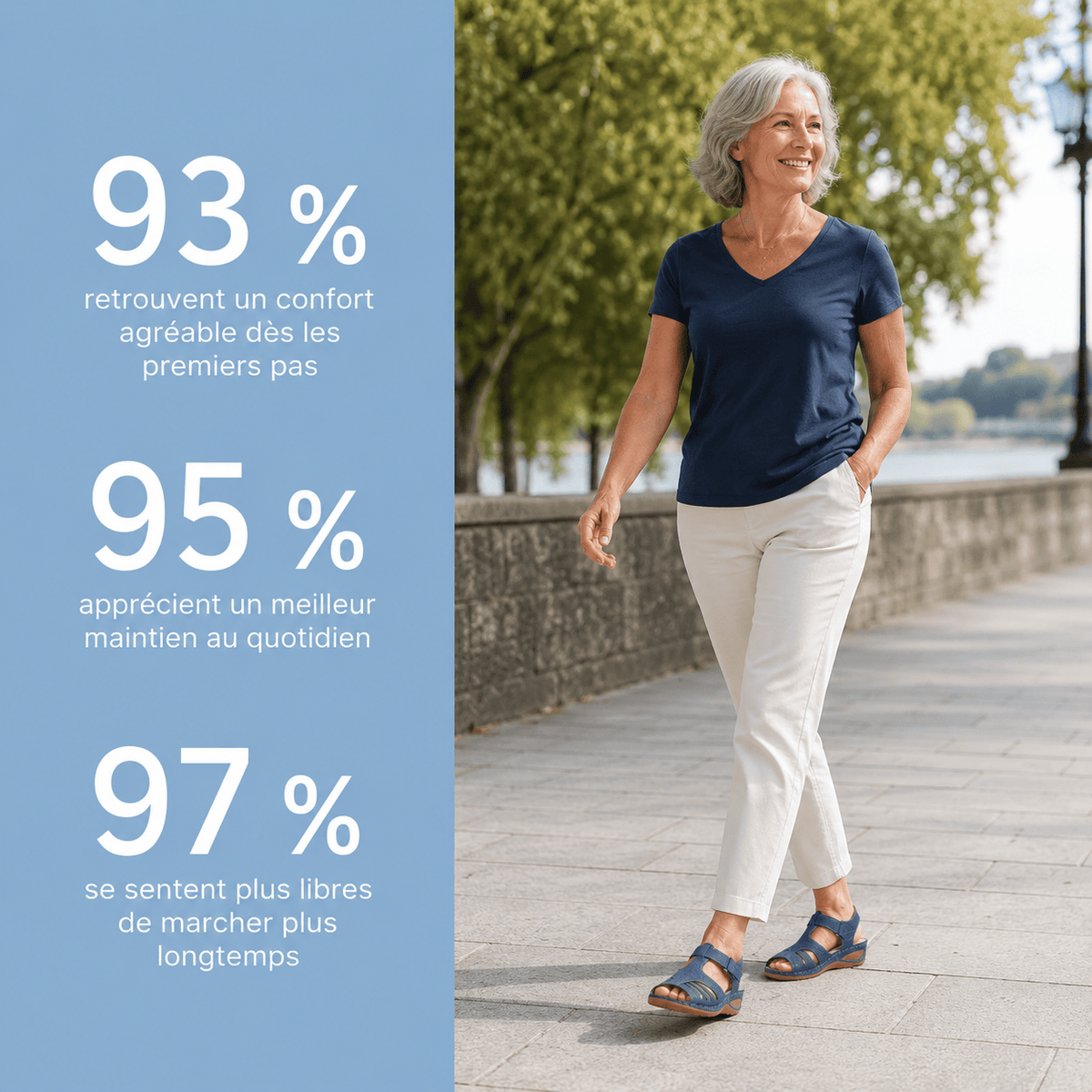 Podelya Chaussures Ete Orthopediques Compensées bleu