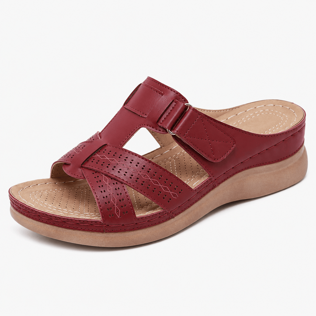 Podelya Chaussures Orthopédiques Compensées À Bout Ouvert