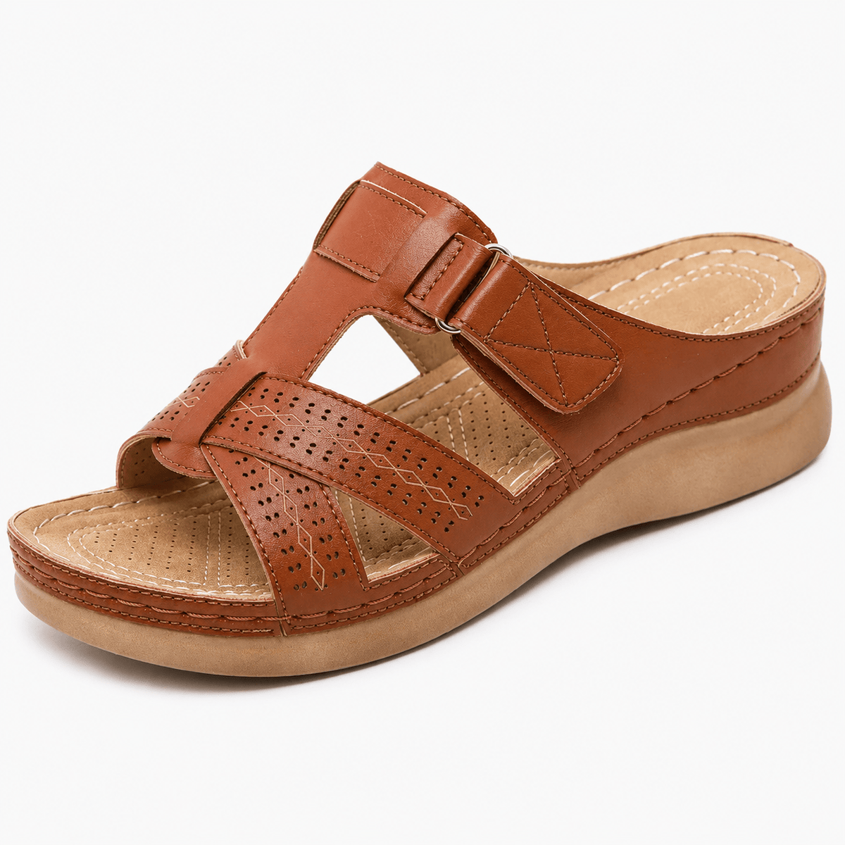 Podelya Chaussures Orthopédiques Compensées À Bout Ouvert