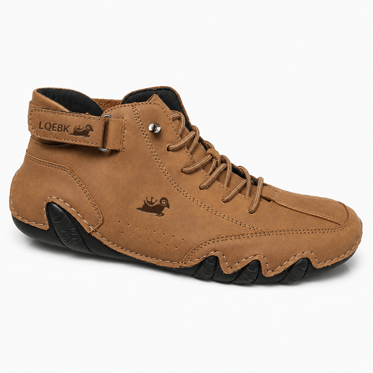 Podelya Chaussures Orthopediques Cuir Homme Marron