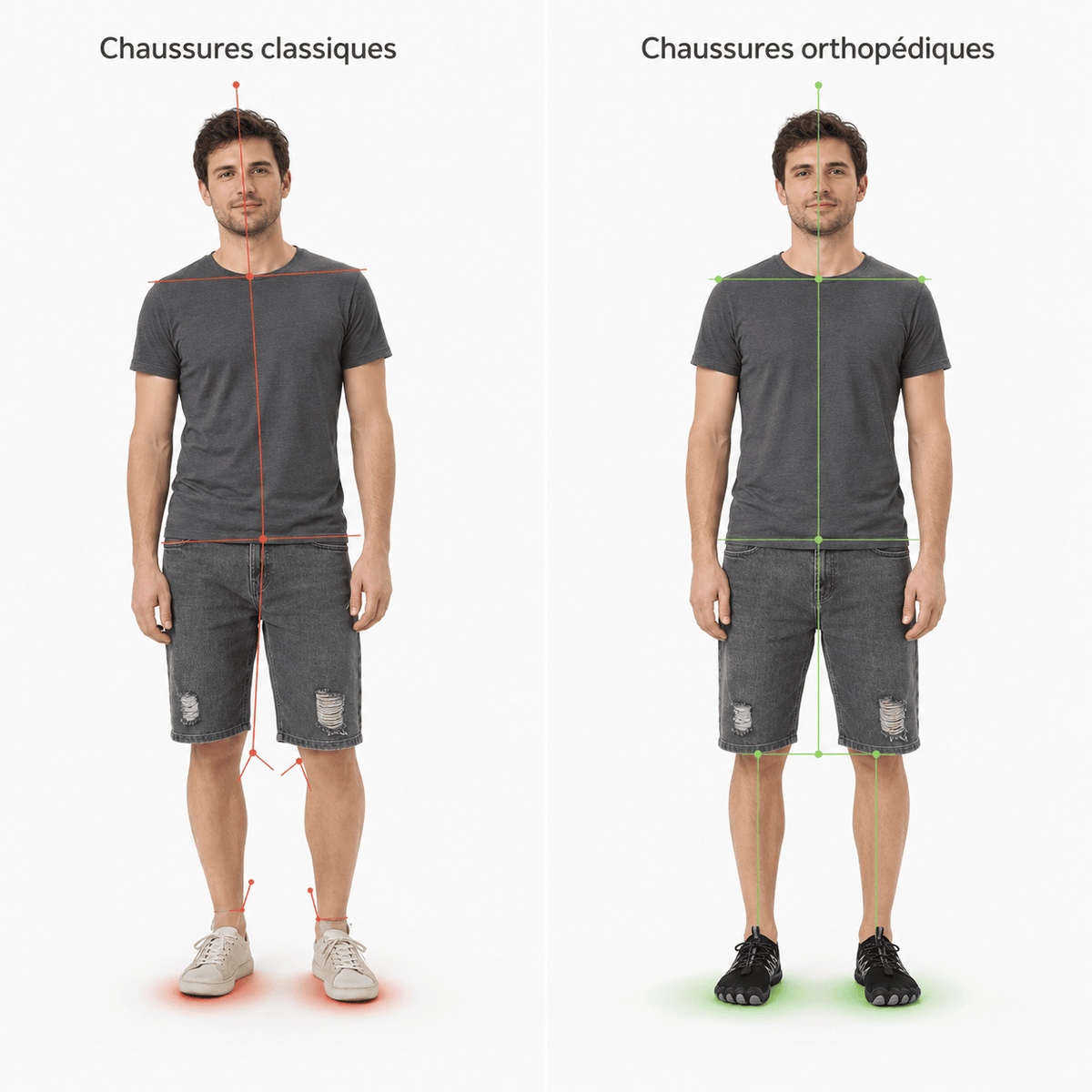 Podelya Chaussures Orthopediques Pieds Nus Unisexe